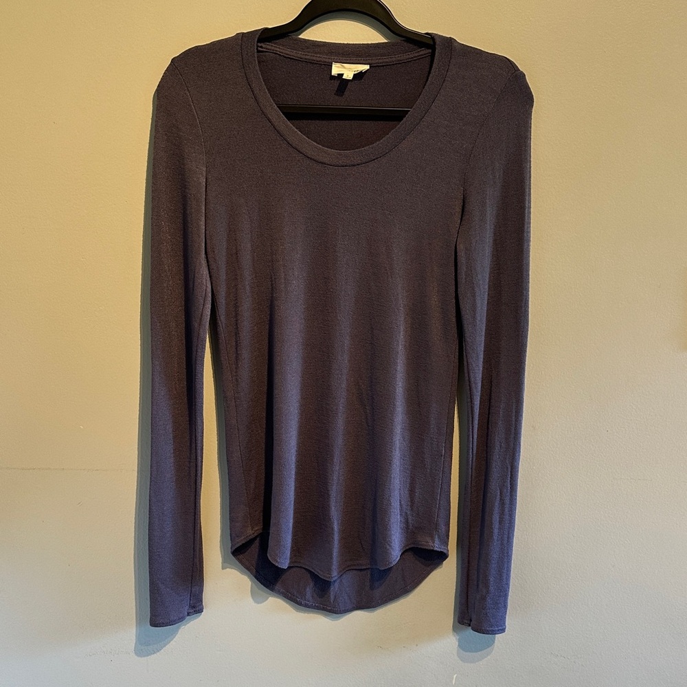 Wilfred Long Sleeve Top - Deep Purple